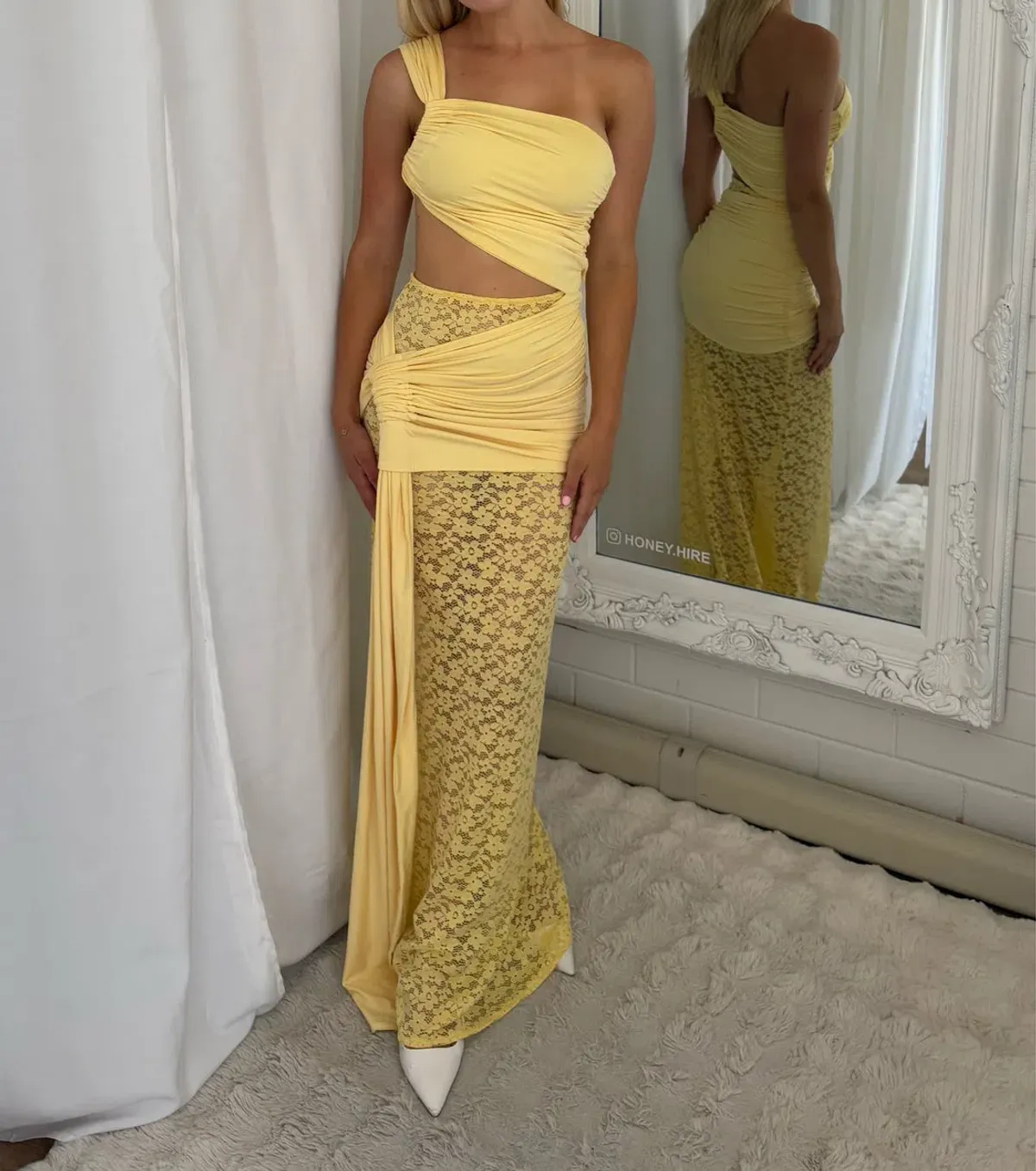 Deconduarte Paridiso Maxi Dress Yellow Size XS/6 - Image 6