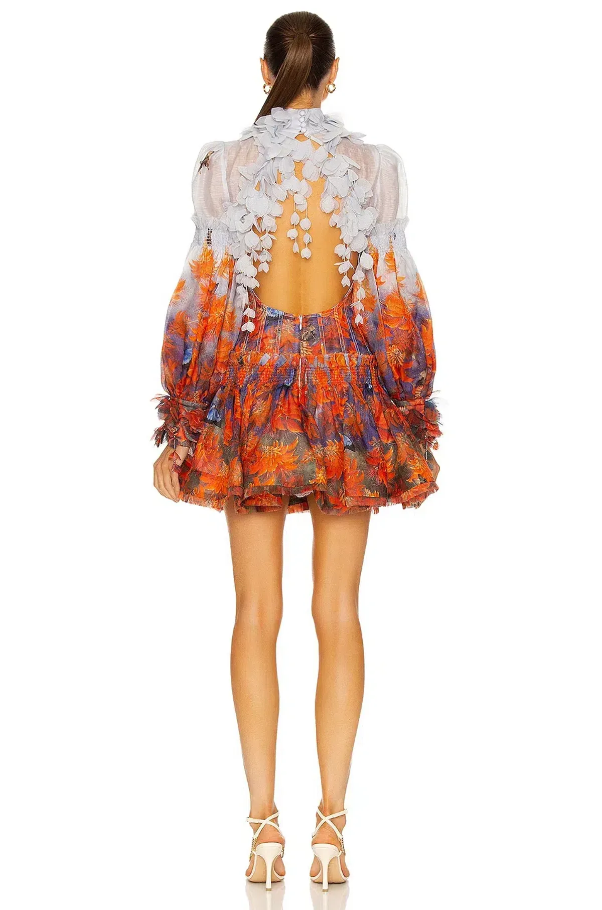 Zimmermann Botanica Wildflower Mini Dress Multi Size 2 /AU 12 - Image 3