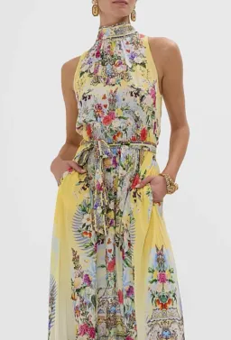 Camilla Necktie Dress With Elasticated Waist Size S/Au 10  for rent on The Volte - image 3