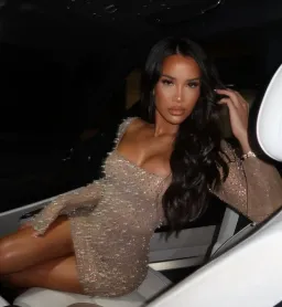 Windsore Kim Rhinestone and Pearl Mini Dress Size AU 8 for rent on The Volte - image 2