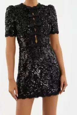 Rebecca Vallance Diana Bow Mini Dress Size AU 8 for rent on The Volte - image 2