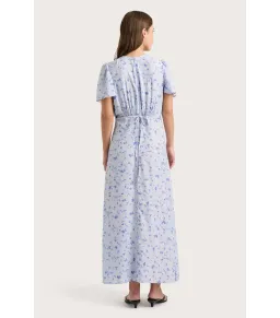 Faithfull the Brand Tae Midi Dress Blossom Blue Size XL / AU 14 for rent on The Volte - image 5
