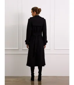 Aqua Blu Brooklyn Trench Coat Caviar Size S / AU 8 for rent on The Volte - image 2