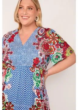 Adrift Iris Short Dress in Saleya Size L / AU 14 for rent on The Volte - image 3