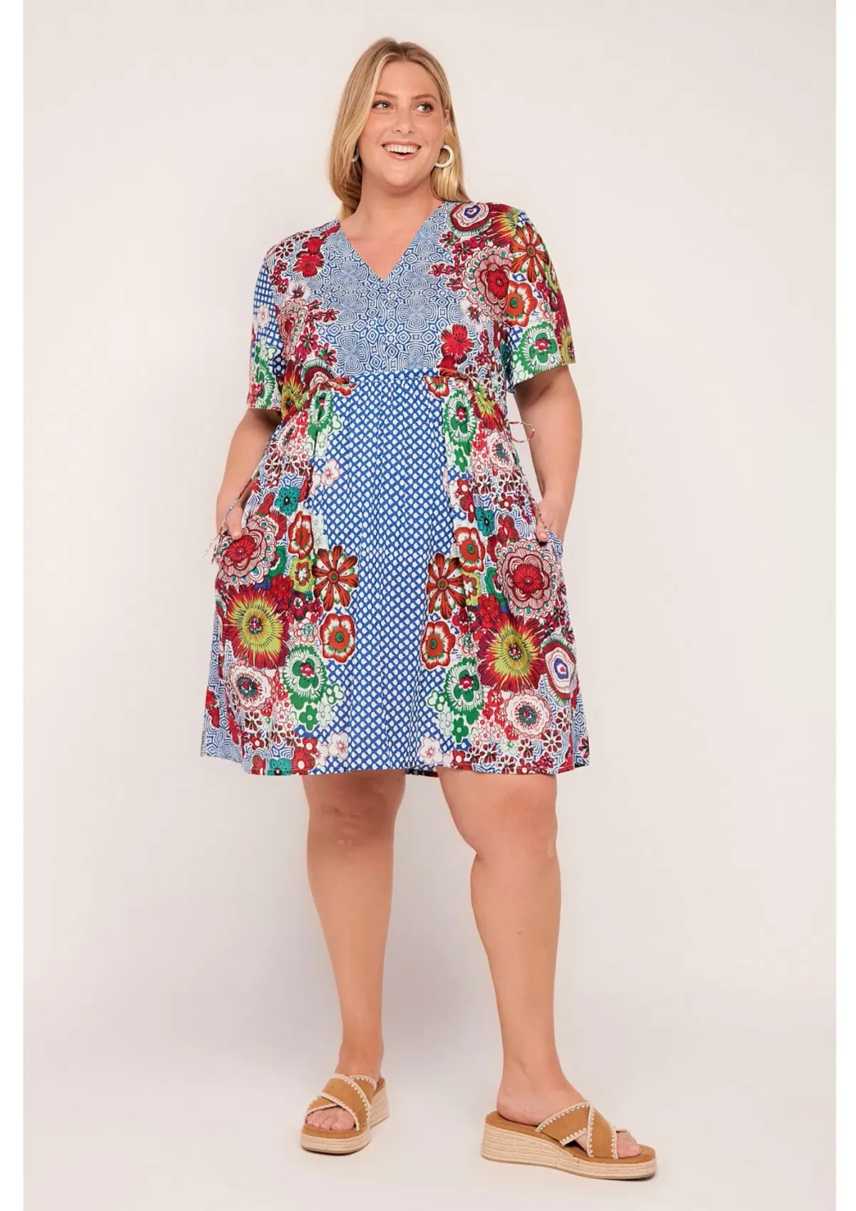 Adrift Iris Short Dress in Saleya Size L / AU 14 - Image 2