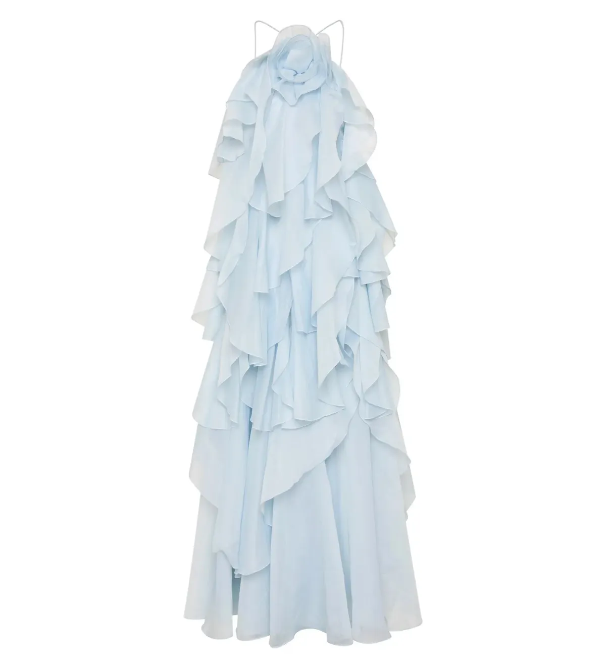 Aje Pandorea Layered Maxi Dress in Silver Blue Size XS / AU 6 - Image 7