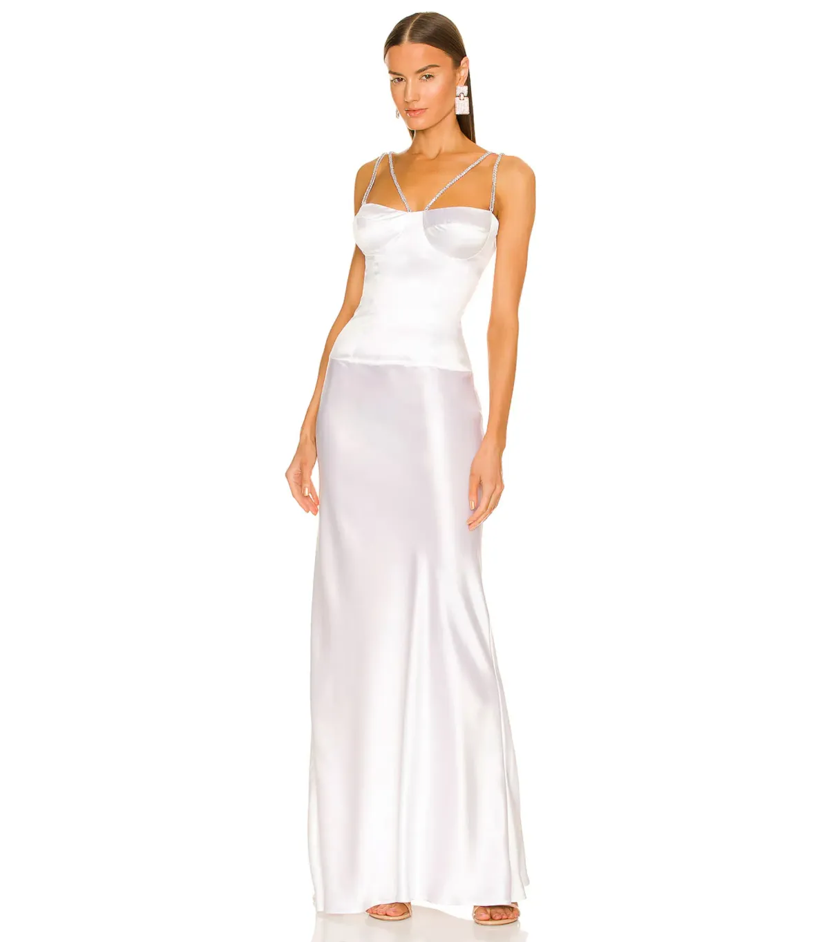 Natalie Rolt Cecilia Maxi Gown White Size 0 / AU 6 - Image 1