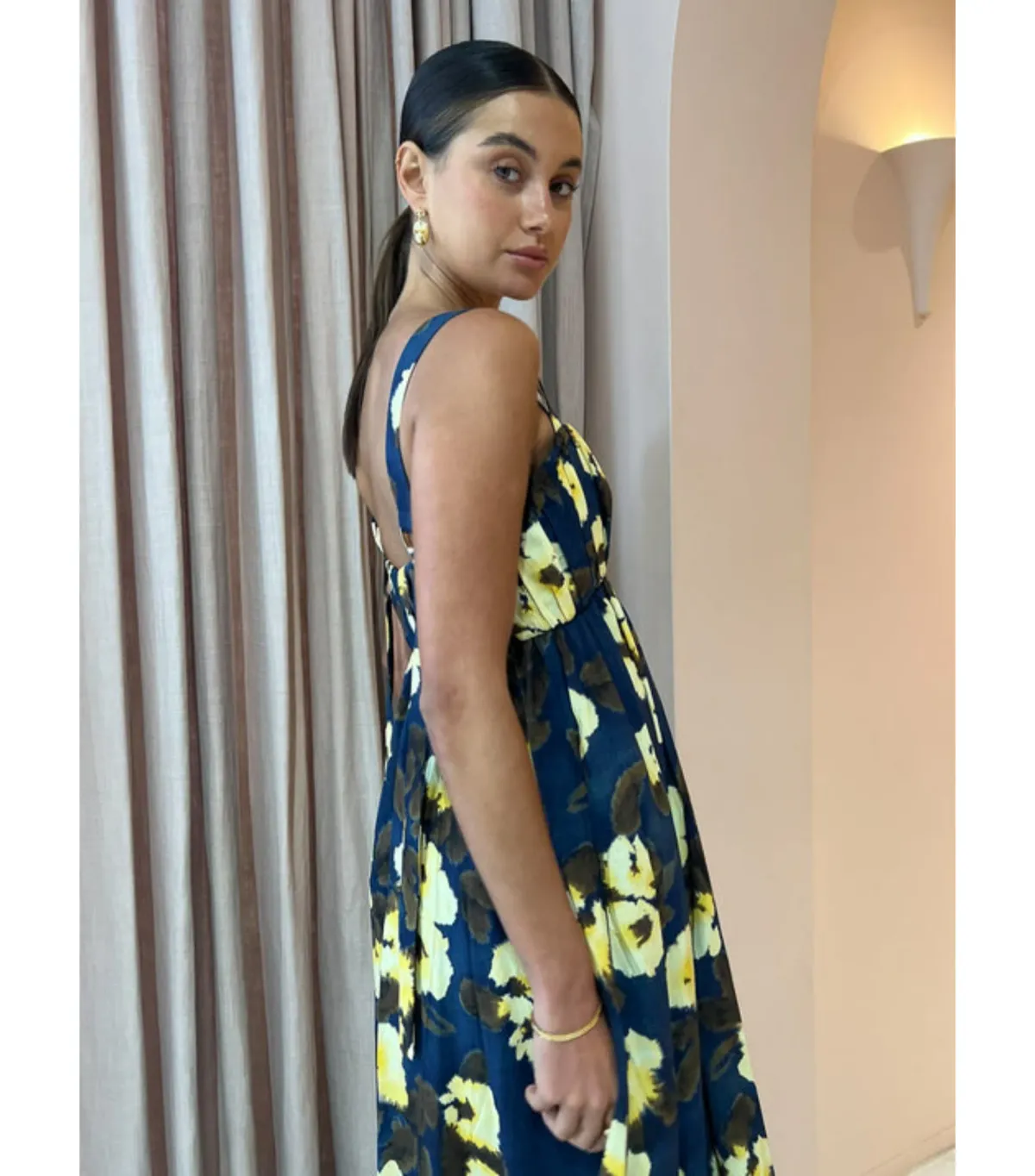 Acler Luddenham Maxi Dress Floral Posy Size US 6 / AU 10 - Image 4