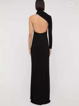 Scanlan Theodore Italian Knit Gown Black Size 12 for rent on The Volte - image 4