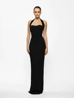 Effie Kats Marian Gown in Black Size 10 for rent on The Volte - image 1