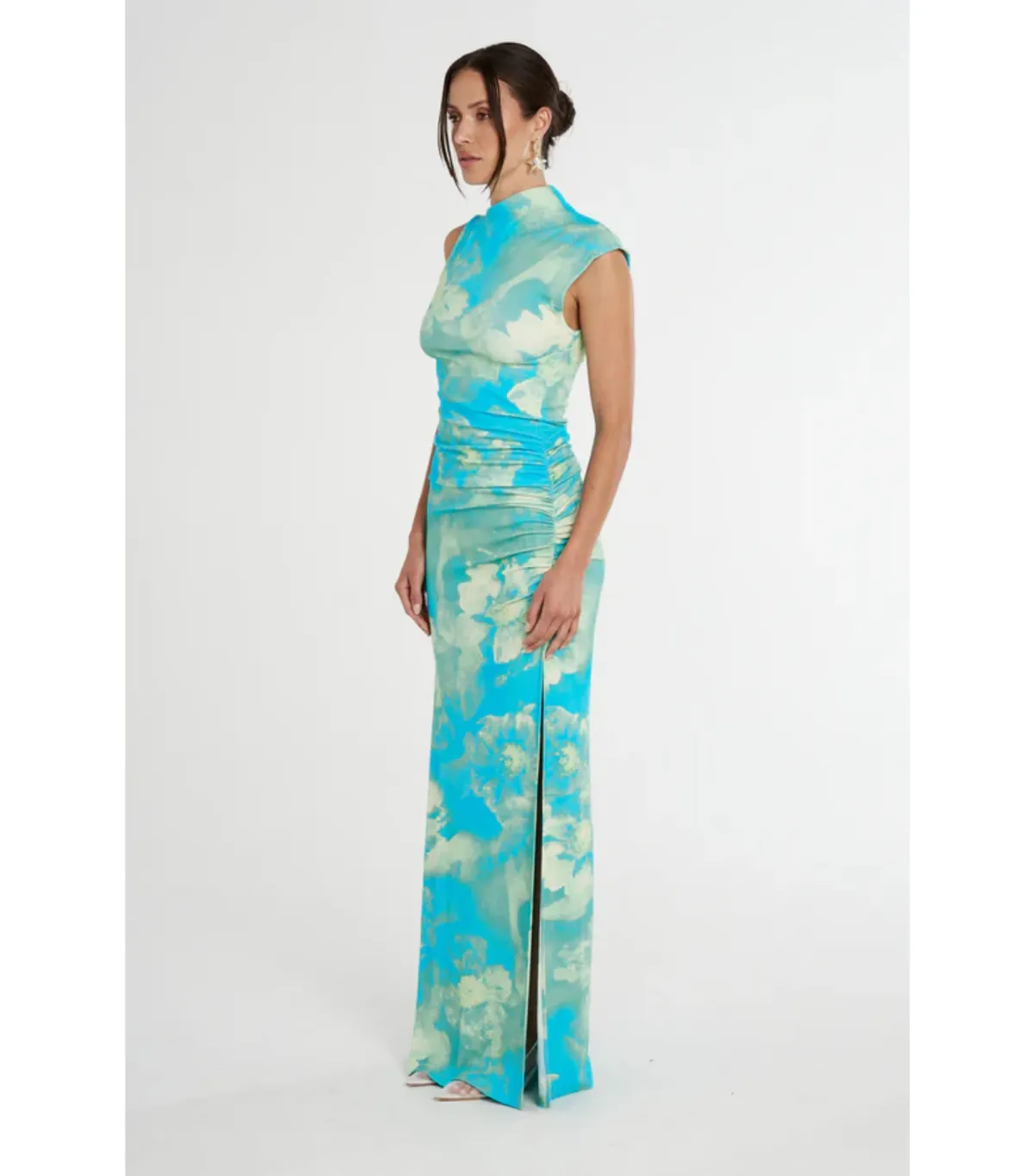 Summi Summi Valentina Maxi Dress Lemon Lumen Size AU 8 - Image 2