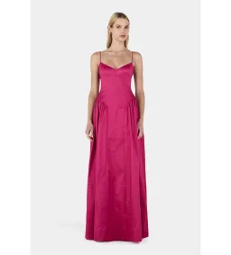 Hansen and Gretel Bellini Taffeta Gown Magenta Size AU 8 for rent on The Volte - image 1
