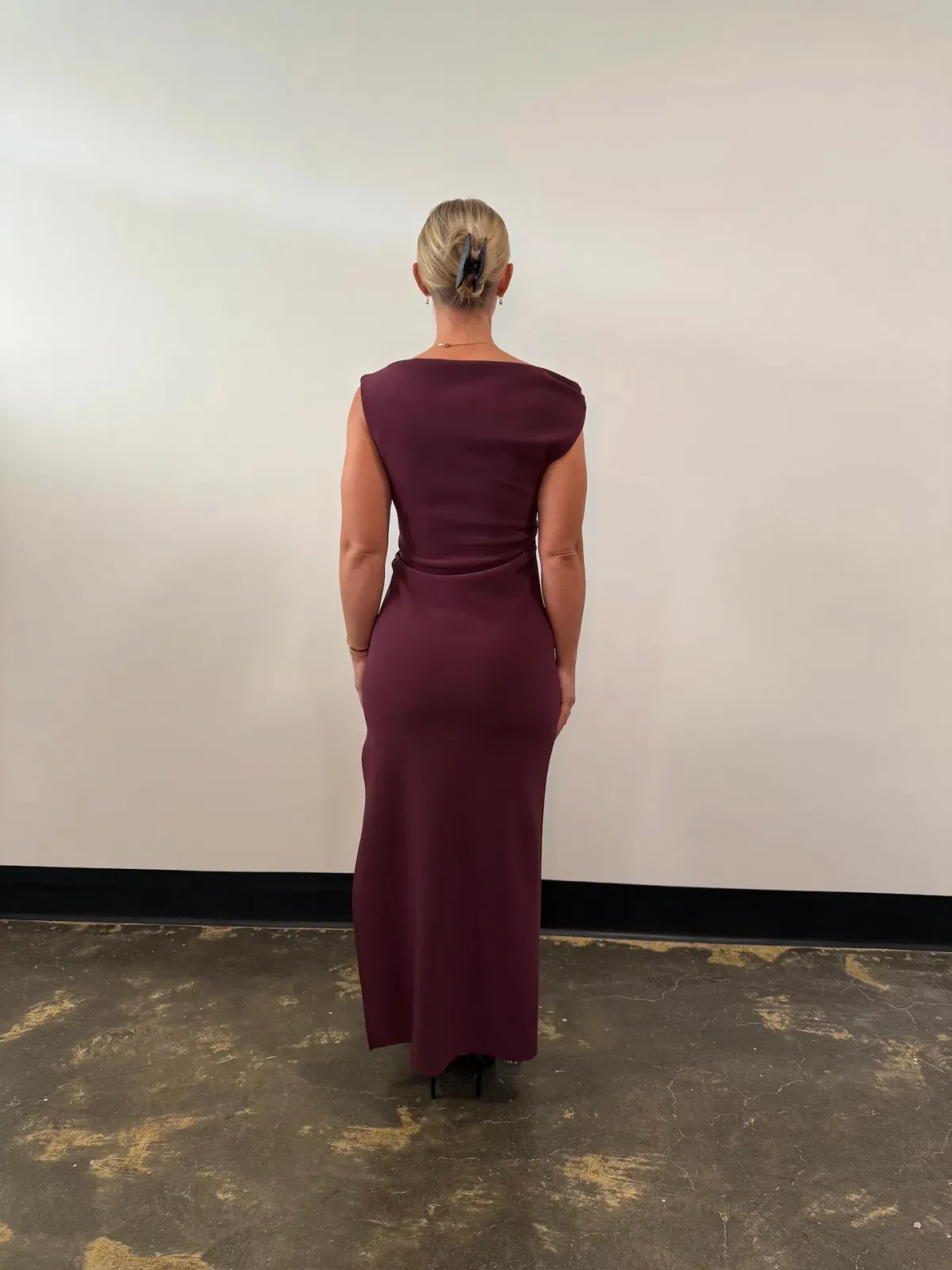 Bec & Bridge Leora Asym Maxi Dress Plum Size 10 - Image 4