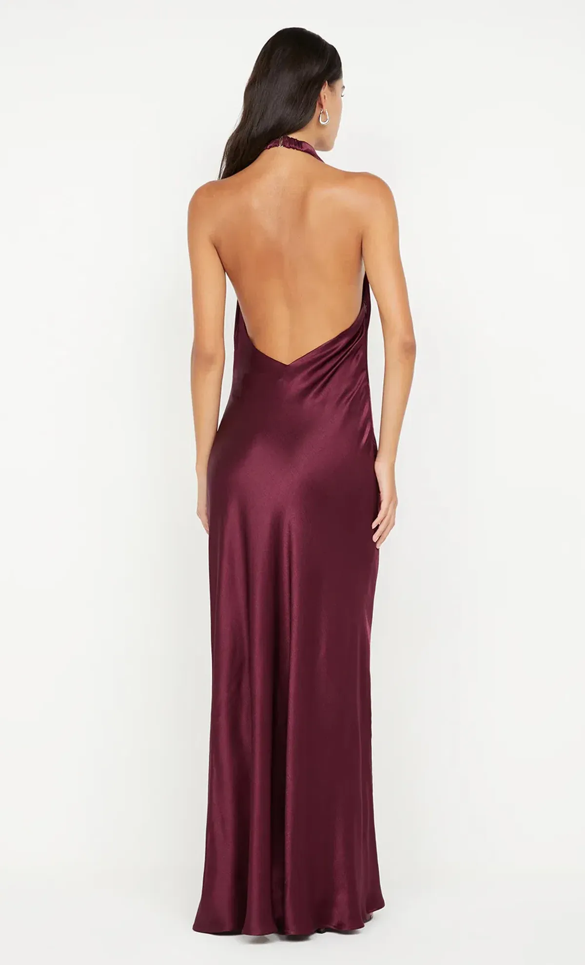 BEC & BRIDGE ELISIA WRAP MAXI DRESS / PLUM / SIZE 10 - Image 2