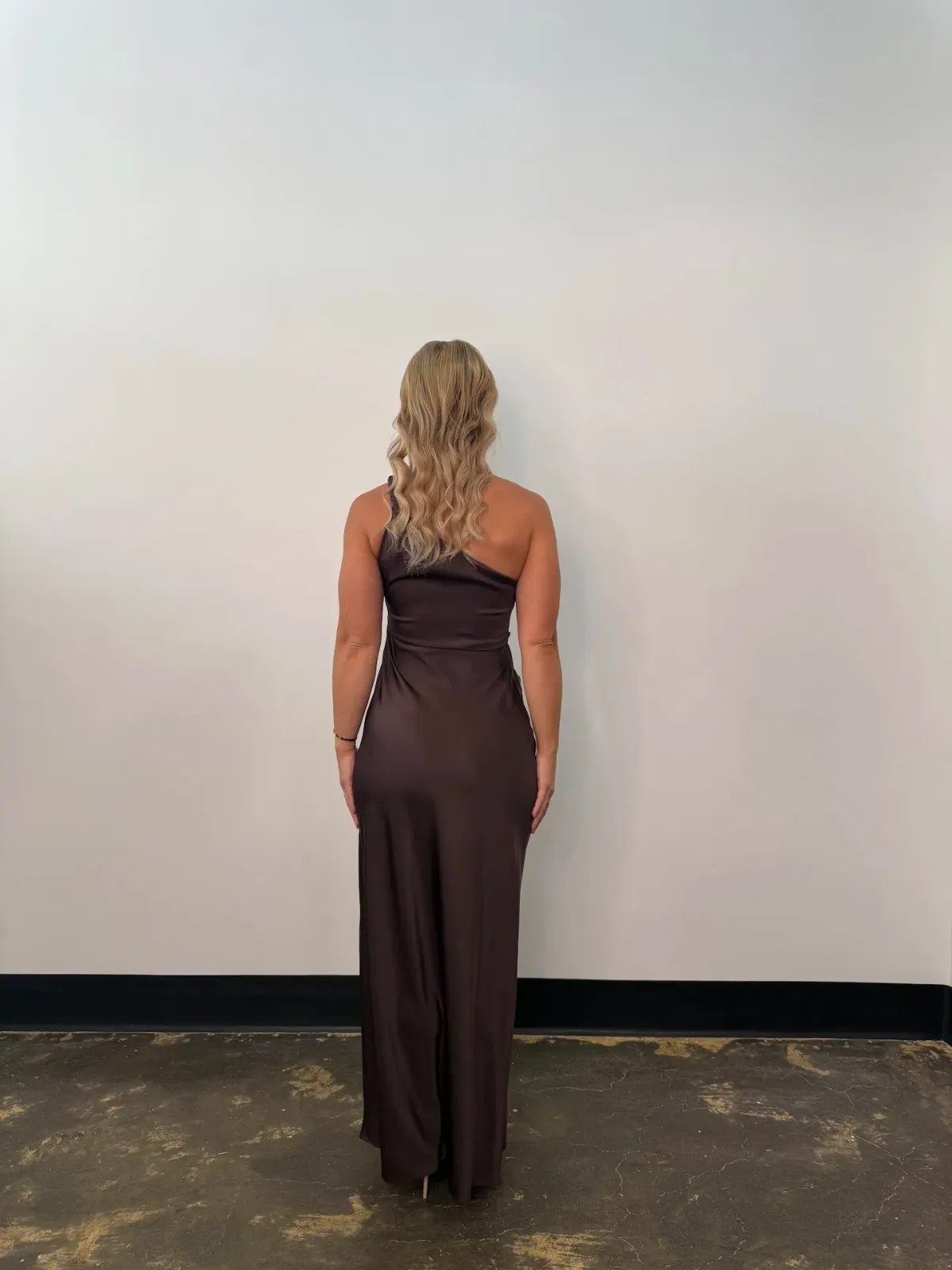 Bec & Bridge Lunetta Asym Maxi Dress in Dark Chocolate Size AU 12 - Image 4