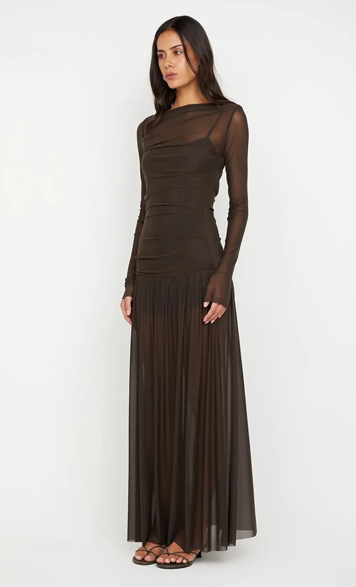 Bec & Bridge Blaine Long Sleeve Maxi Dress Cedar Size 12 - Image 2