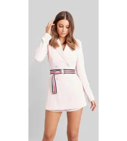 Kookai Ribbon Playsuit Blush Size AU 8 for rent on The Volte - image 1
