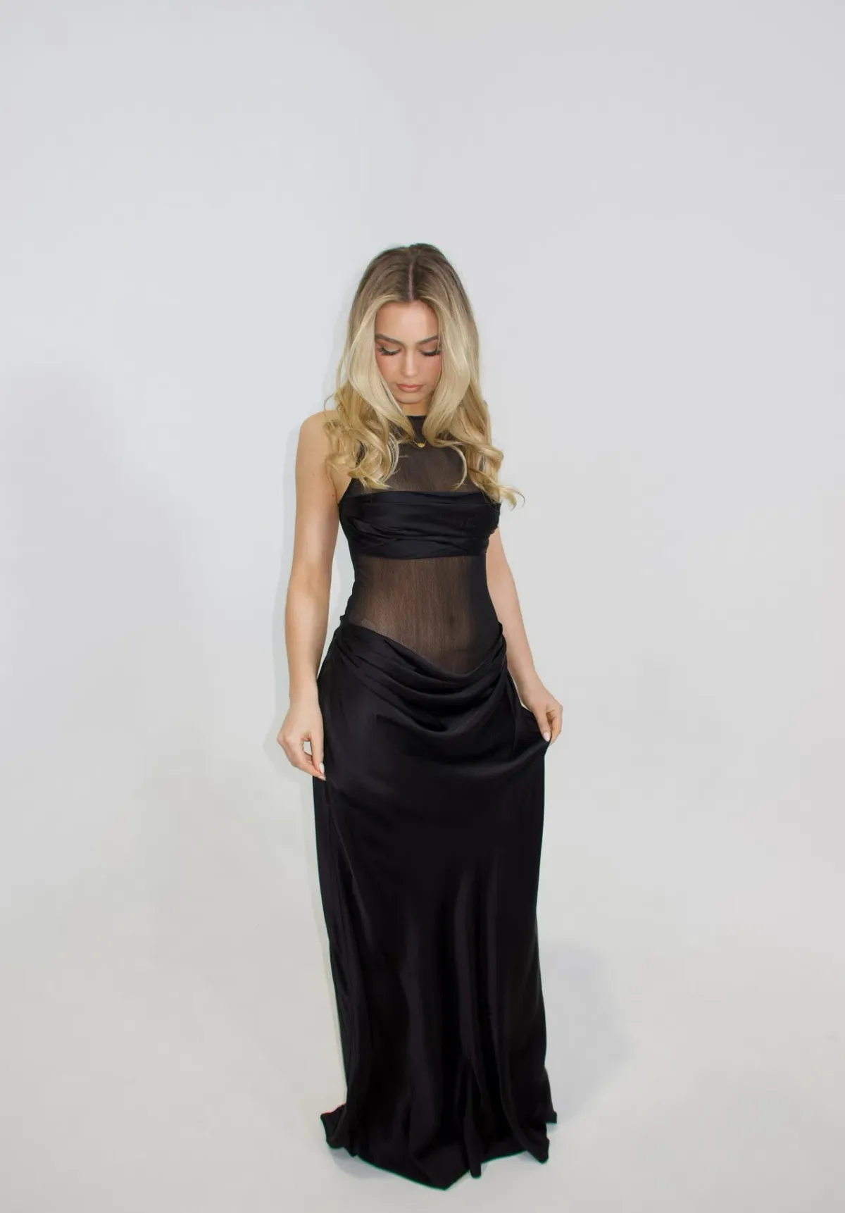 NBD Fiza Maxi Dress , Black Size 8 - Image 1