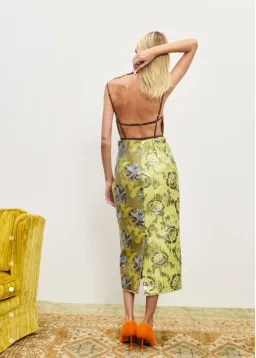Alemais Adriana Jacquard Midi Gown Multi Size AU 10 for rent on The Volte - image 3