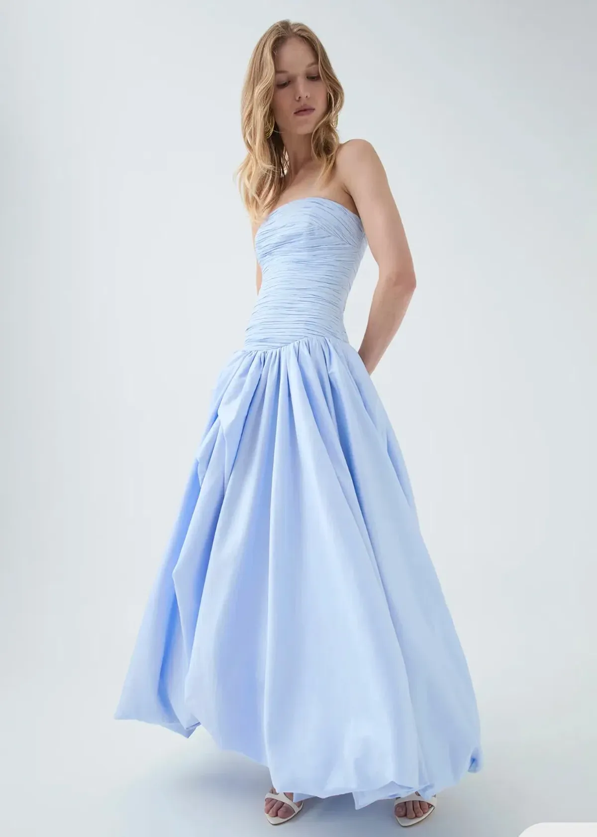 Aje Violette Bubble Hem Maxi Blue Size AU 6  - Image 2