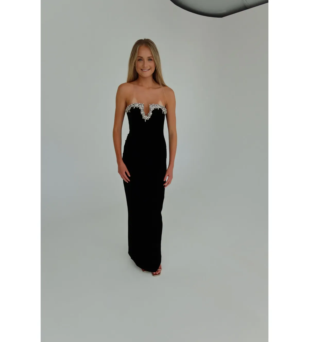 Rachel Gilbert Claudine Gown in Black Size 1/ Size AU8 - Image 1