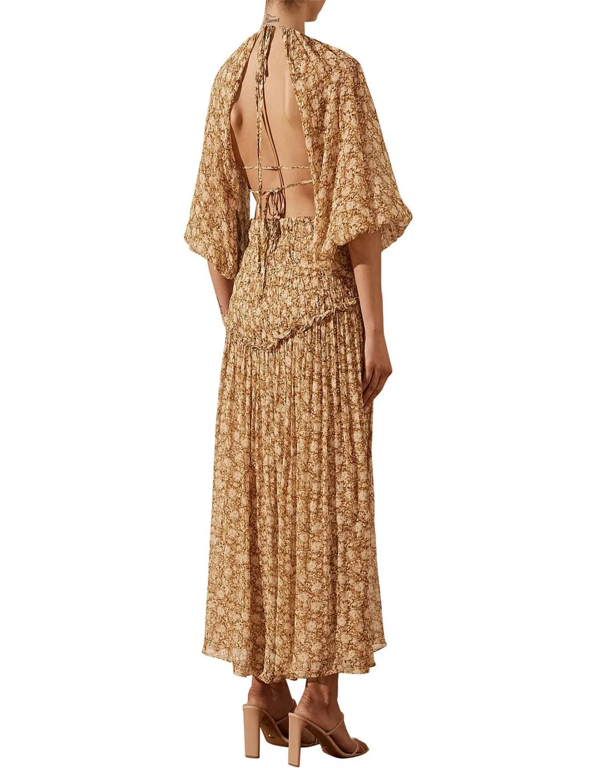 Shona Joy: Julia Cutout Backless Midi Dress - Image 3