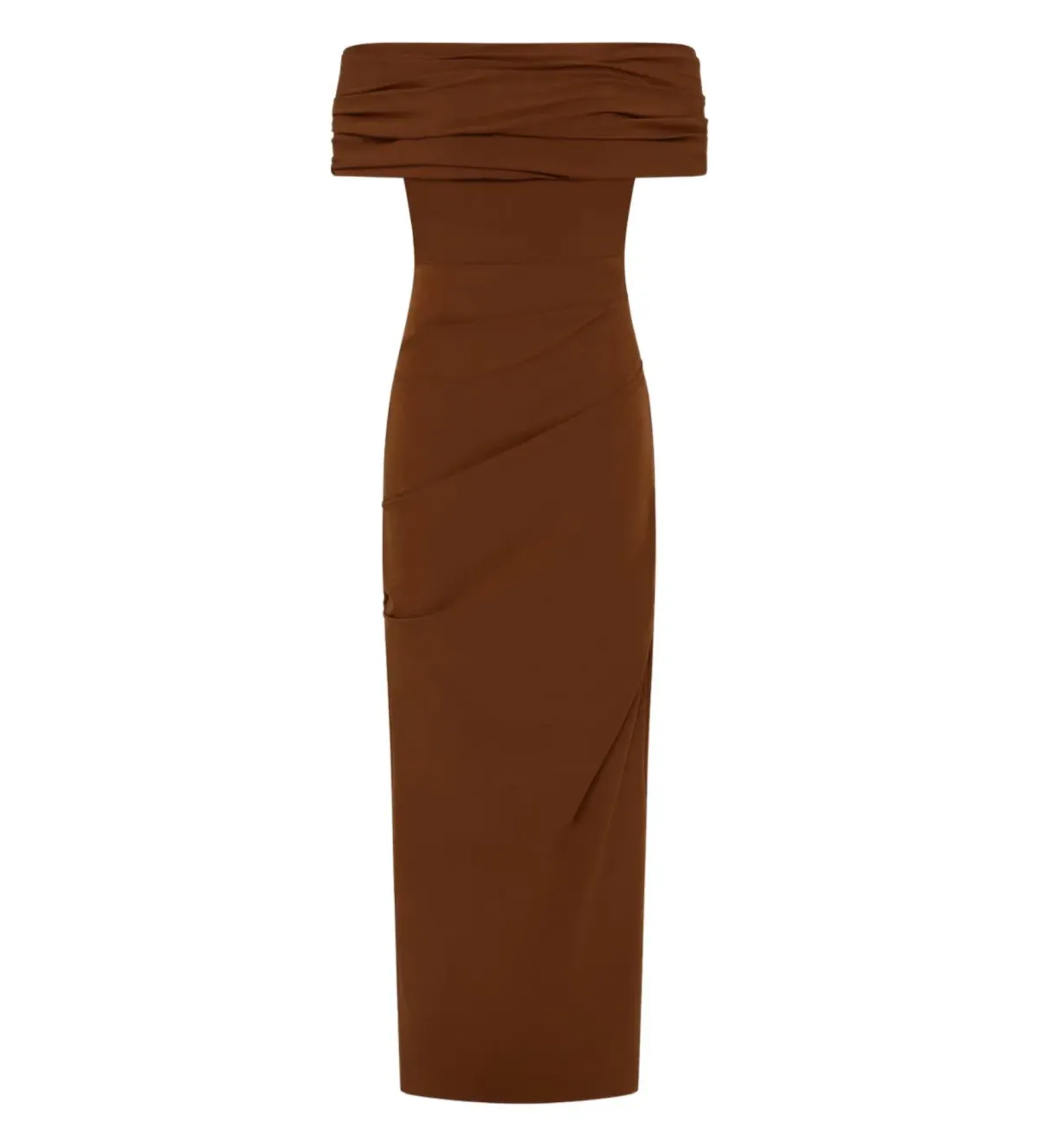 Rachel Gilbert Camille Gown in Chocolate Size 8 - Image 2