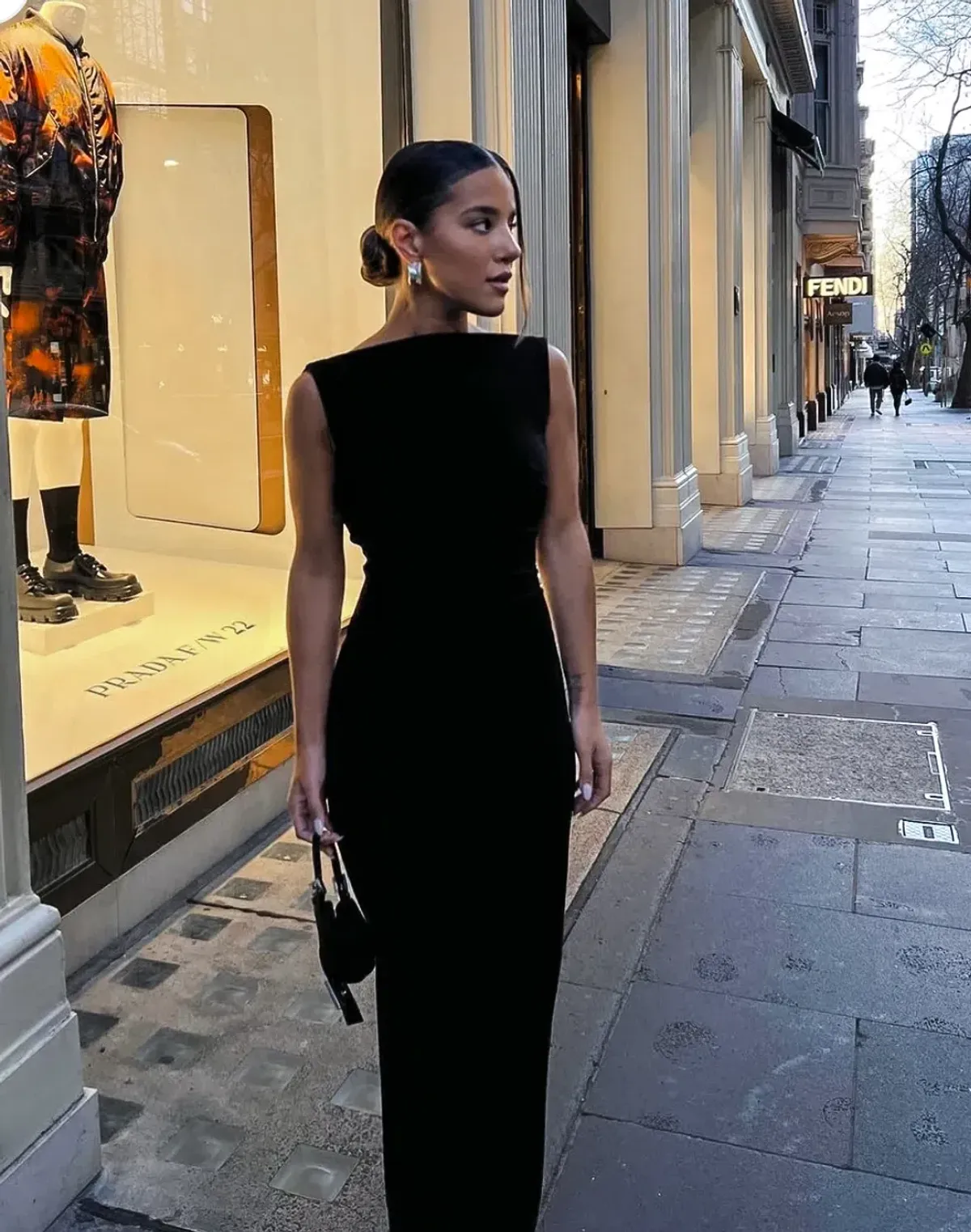 Effie Kats Verona Maxi Gown in Black Size AU 6 - Image 7