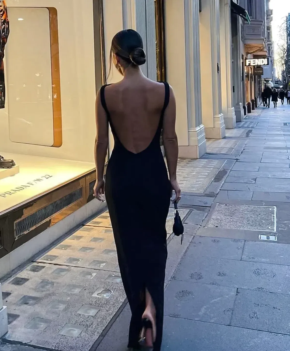 Effie Kats Verona Maxi Gown in Black Size AU 6 - Image 6