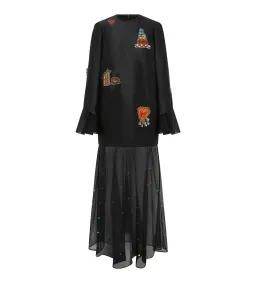 Alemais Ginger Embellished Gown Black Size 10 for rent on The Volte - image 5