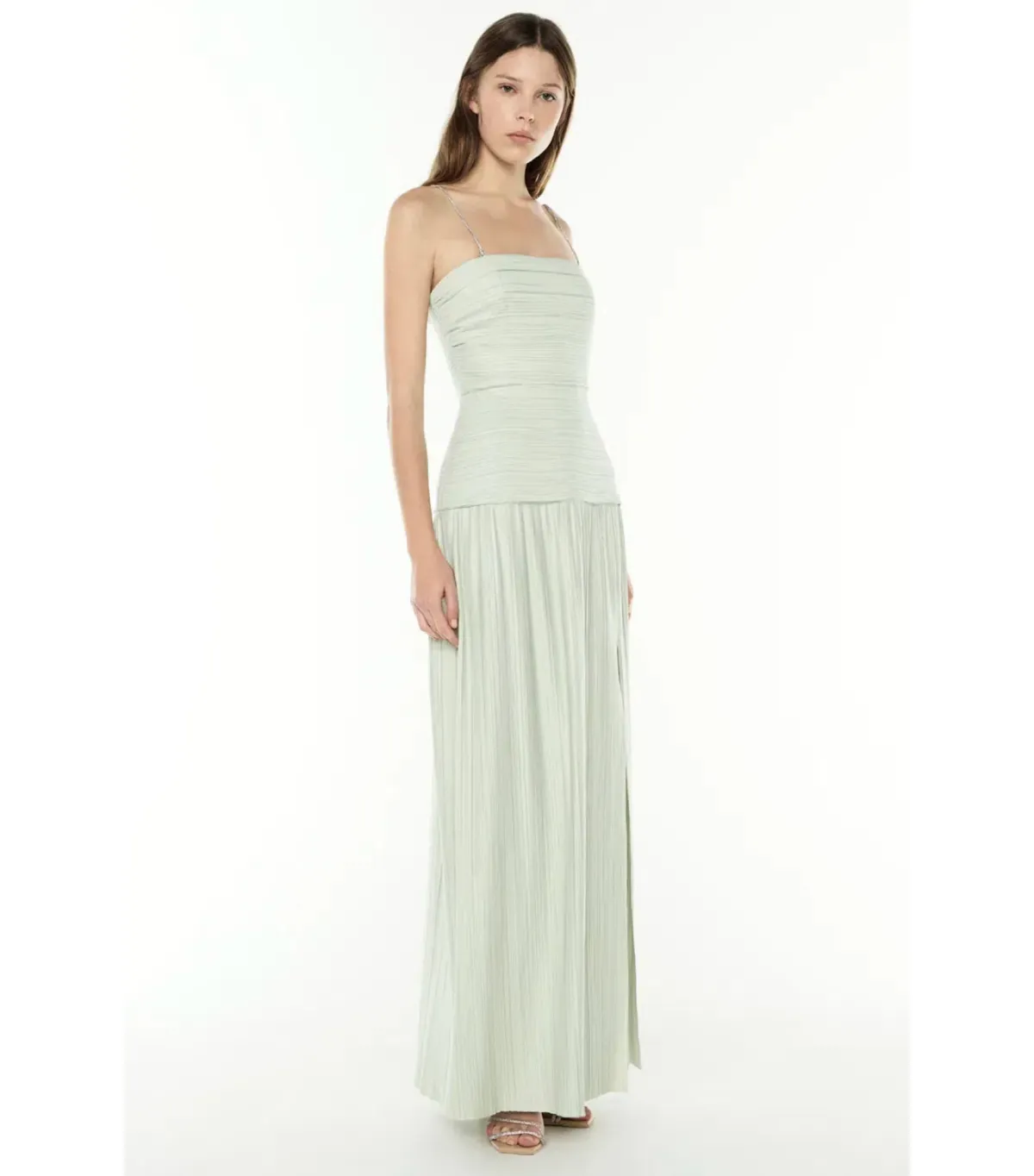 Manning Cartell Royal Debut Maxi Dress in Sage Green Size  AU 8 - Image 2