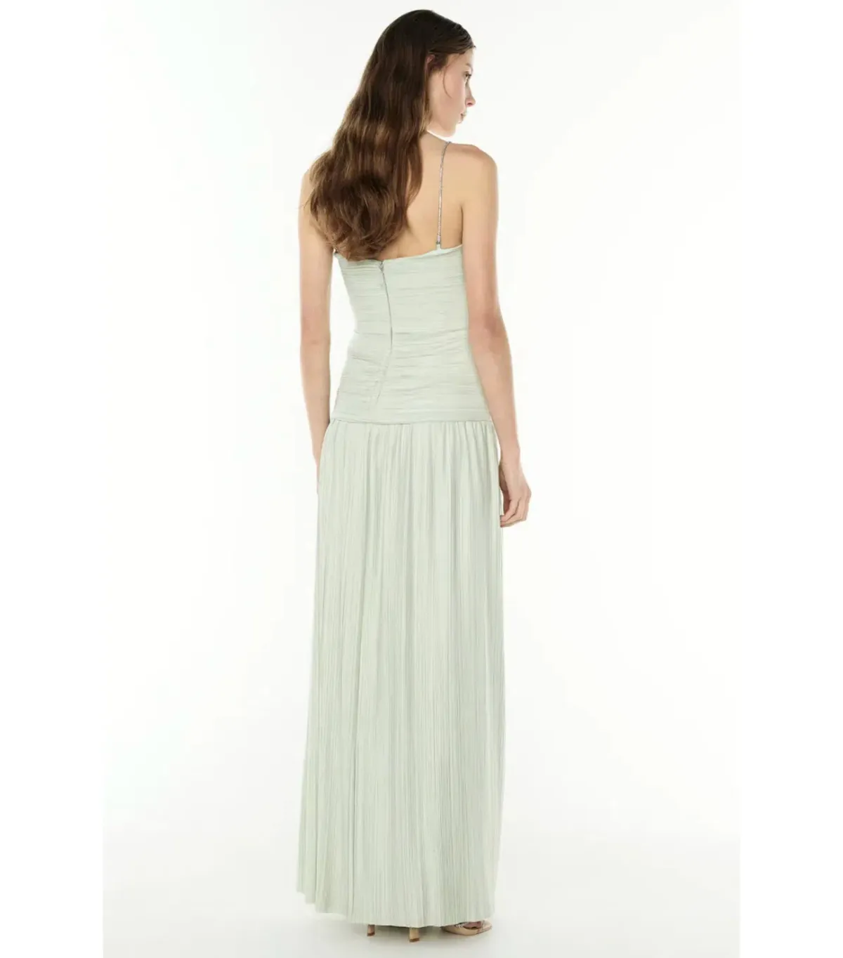 Manning Cartell Royal Debut Maxi Dress in Sage Green Size  AU 8 - Image 3