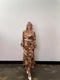 BOHEMIAN TRADERS JULIET SCOOP NECK MIDI / CHOCOLATE / SIZE 8 for rent on The Volte - image 3