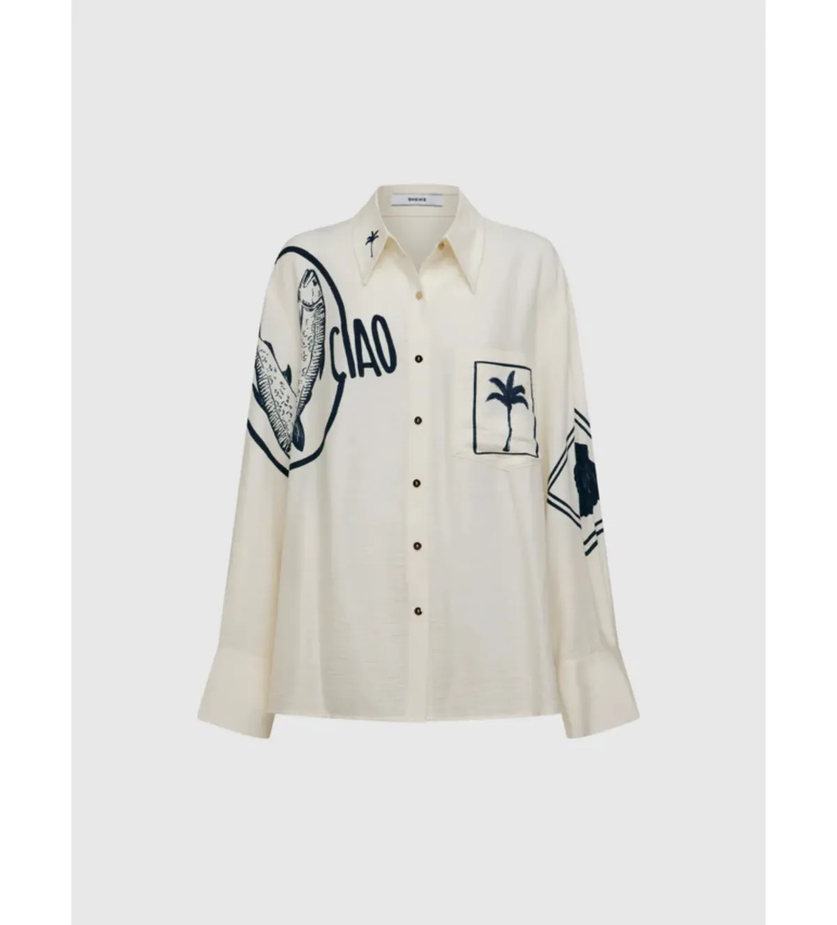 Sheike Sea Club Set Shirt & Pants Set Print Size AU 10 - Image 3