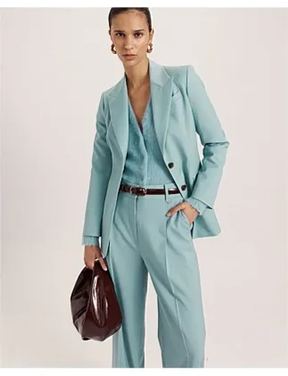 Saba Suki Classic Blazer Mint Size 12 - Image 2