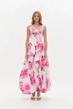 Aje Alani Maxi Gown Soft Rose Light Size 6 for rent on The Volte - image 1