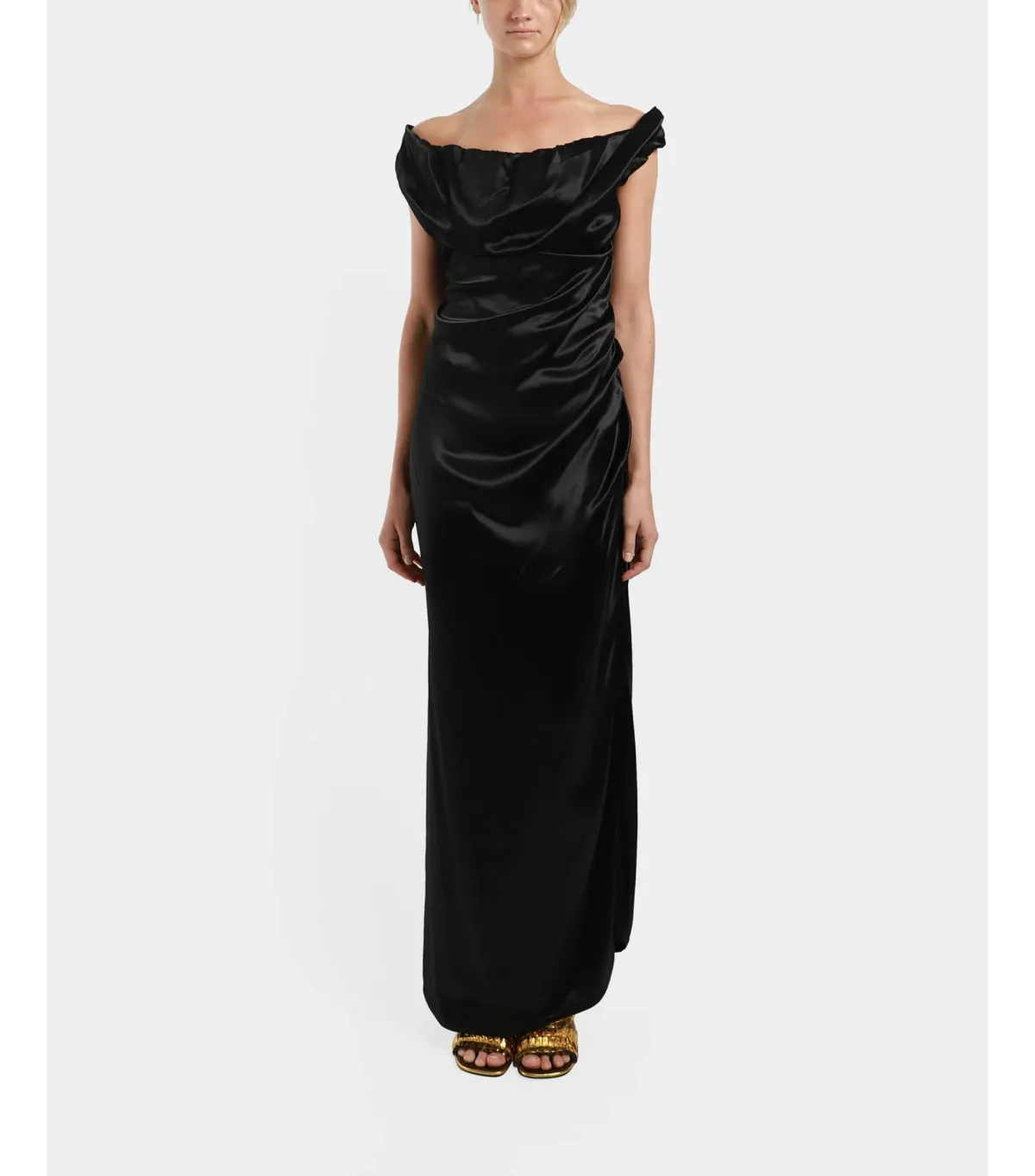 Vivienne Westwood Long Ginnie Pencil Maxi Dress Black Size AU 10 - Image 1
