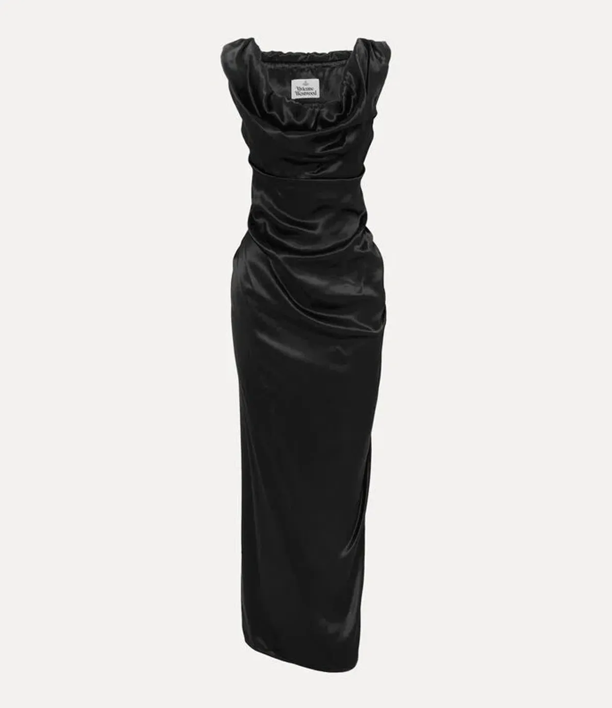Vivienne Westwood Long Ginnie Pencil Maxi Dress Black Size AU 10 - Image 4