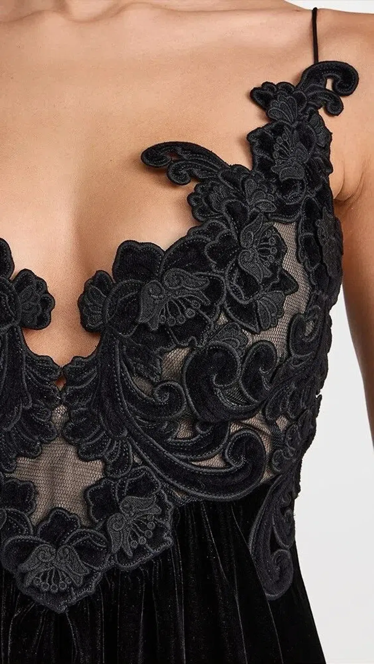 Zimmermann Sensory Velvet Slip Dress (Size 4/ AU14-16) - Image 3