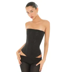 Are You Am I Sunniva Corset Black Size AU 8 for rent on The Volte - image 2