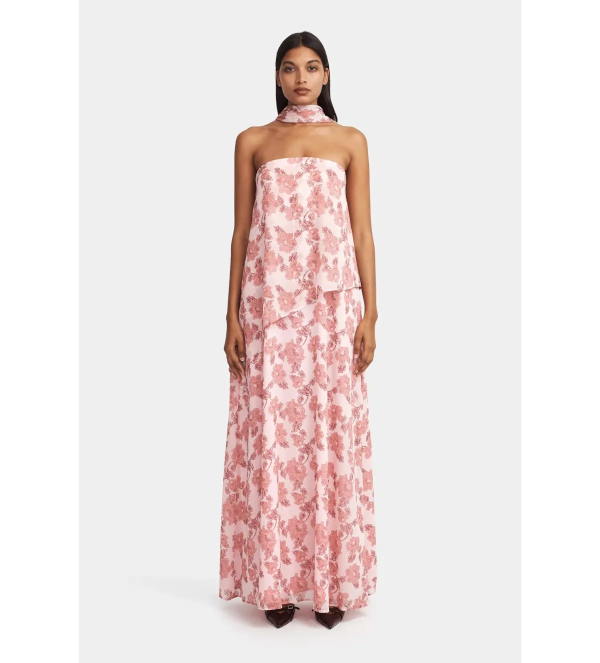 Hansen and Gretel Margot Maxi Dress Orchid Bloom Size XS AU 6 - Image 1