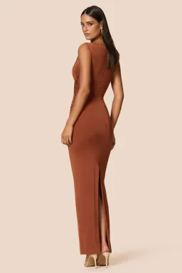 Love Nookie Kaia Maxi Dress Clay  Size 10 for rent on The Volte - image 3