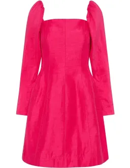 Aje Baret Sleeved Mini Dress in Pink Size 12 for rent on The Volte - image 5