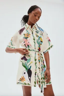 Alemais Meagan Mini Dress Multi Size 16 for rent on The Volte - image 1