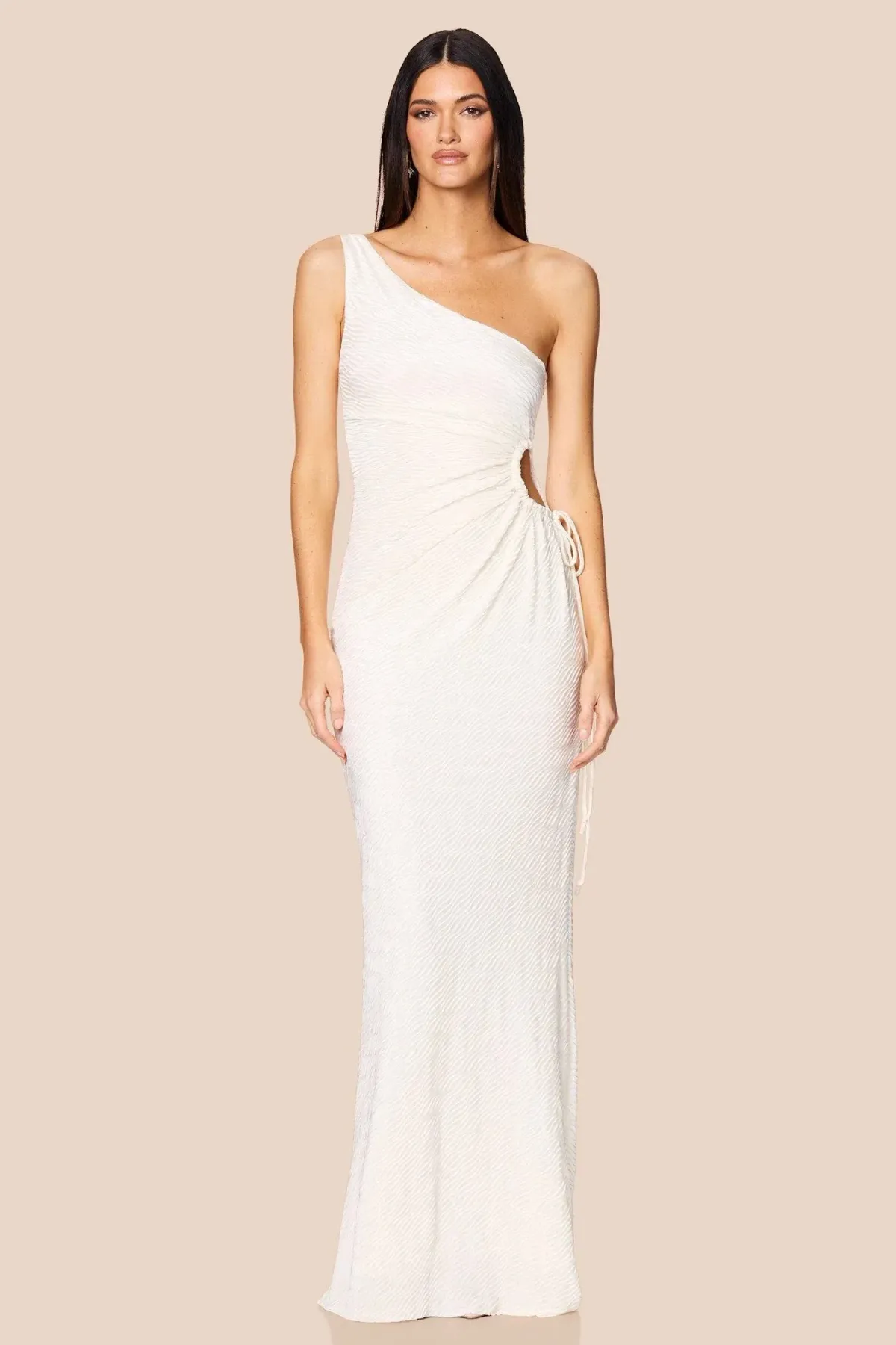 Love Nookie Mirage O/S Maxi Dress in Cream Size AU 10 - Image 2