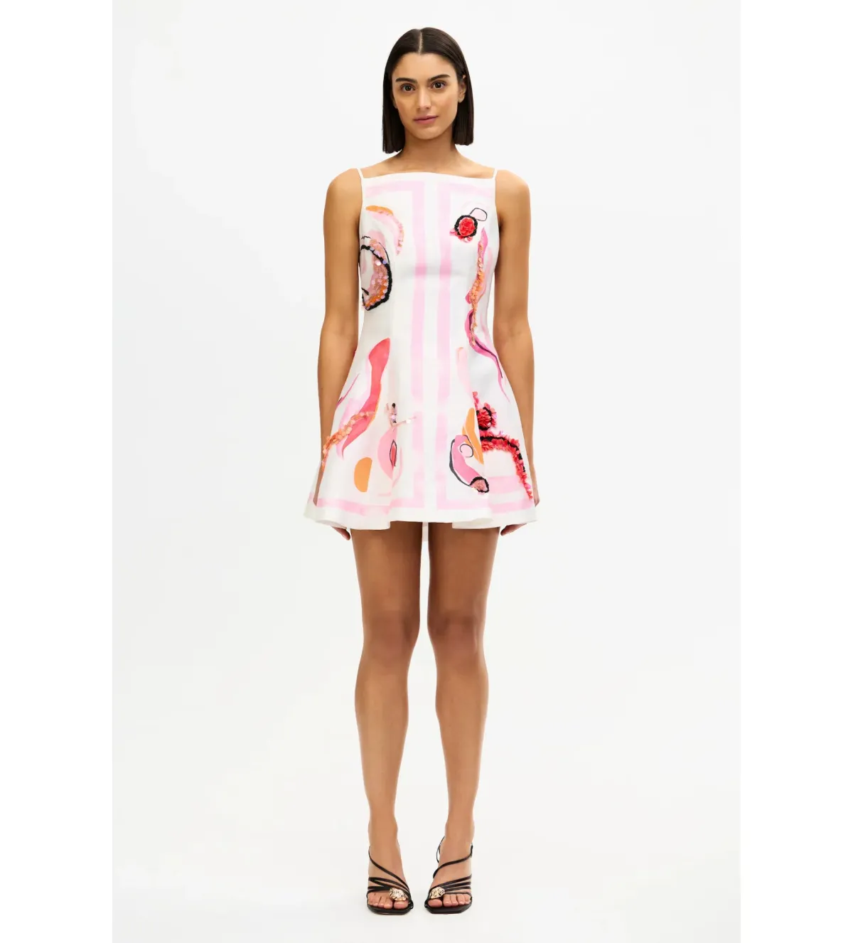 Acler Pennick Mini Dress in Blush Size AU 6 - Image 1