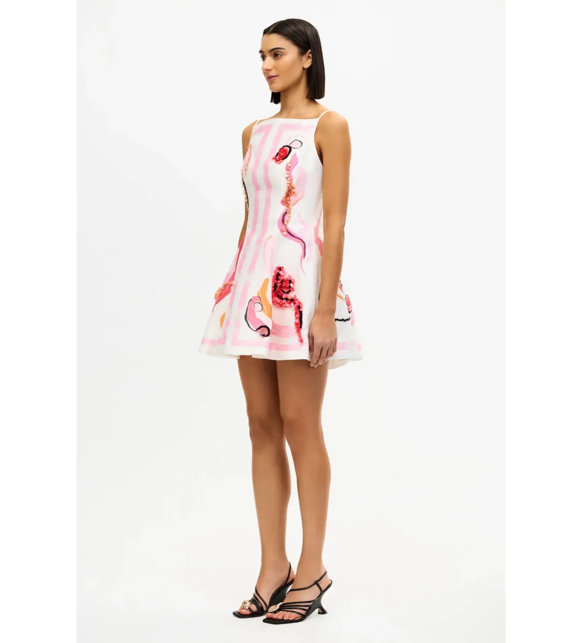 Acler Pennick Mini Dress in Blush Size AU 6 - Image 2
