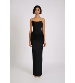 Eliya The Label Hilda Gown Black Size AU 8 for rent on The Volte - image 1