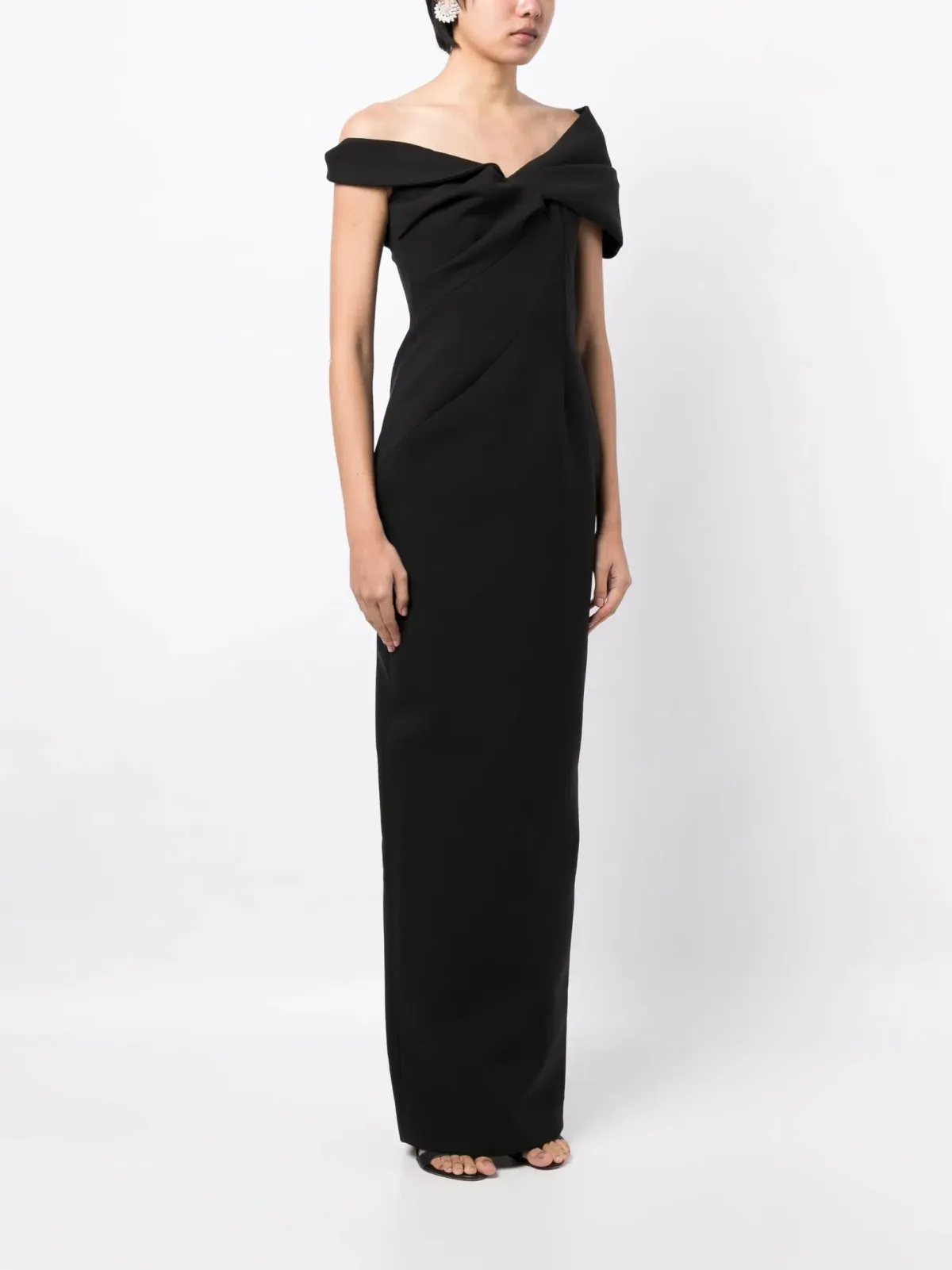 Rachel Gilbert Matteo Maxi Gown Black Size 0 / AU 6 - Image 2