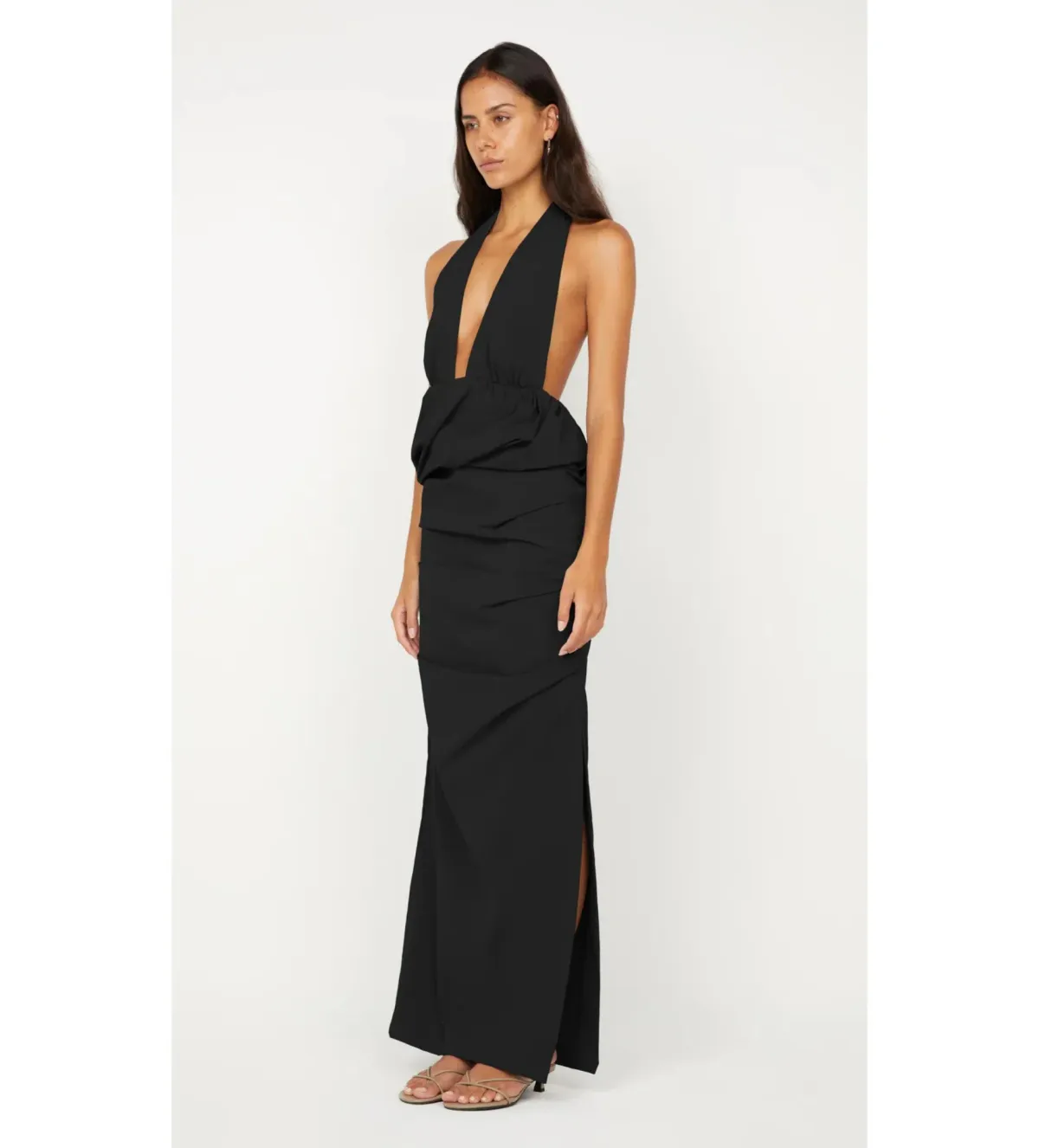 Bec & Bridge Priscilla Bubble Maxi Dress Black Size AU 6 - Image 2